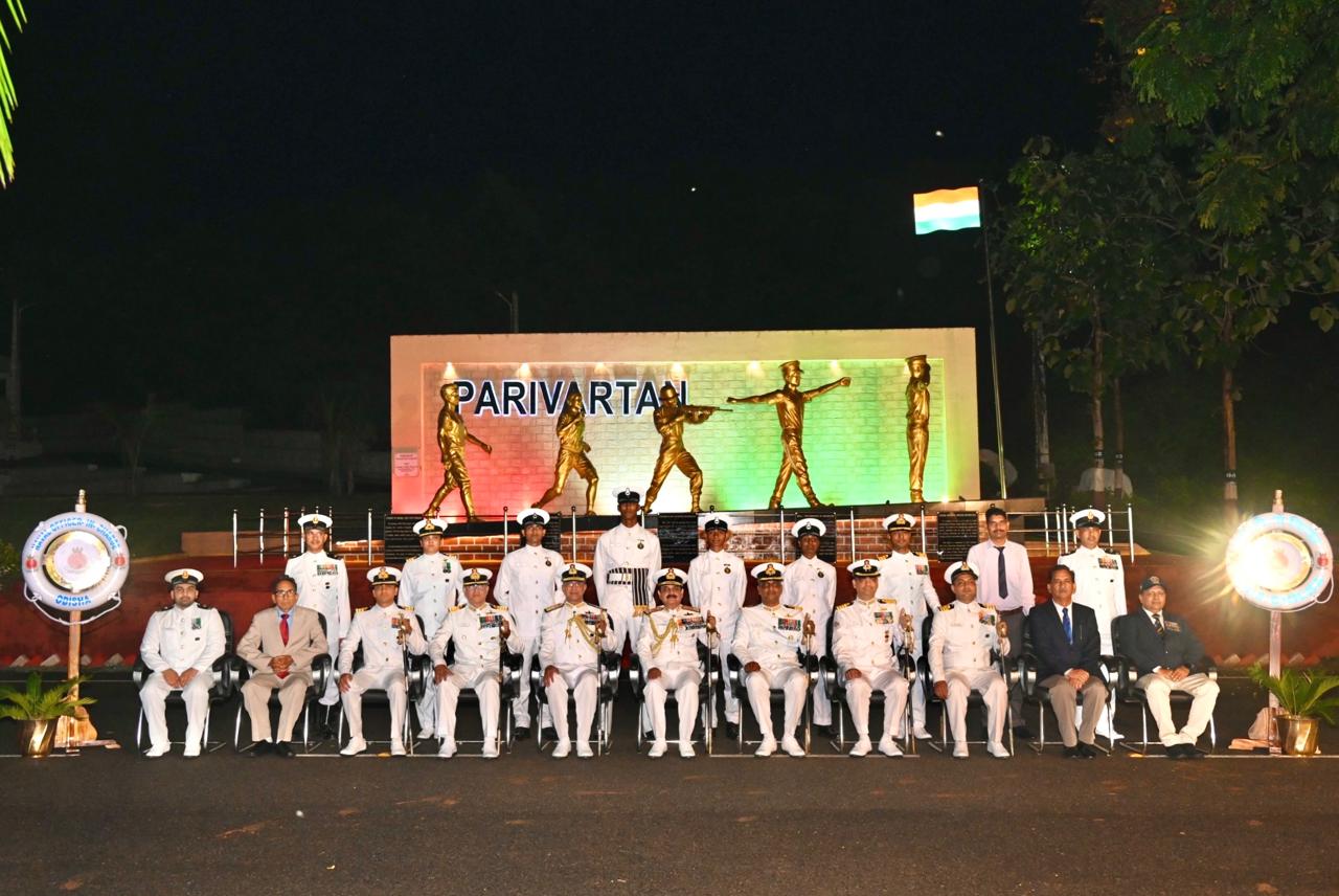 Passing Out Parade of 01/26 Batch of Trainees at INS Chilka